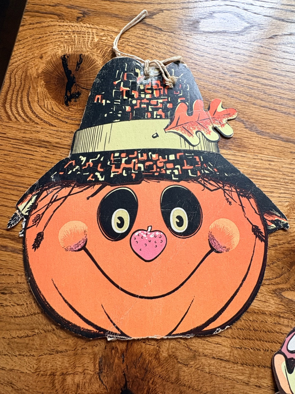 VTG The Beistle Co Happy Scarecrow Kids Décor with Jacket and Accessories - Picture 4 of 11